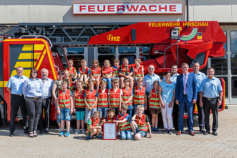 Gruppenbild Kinderfeuerwehr HP